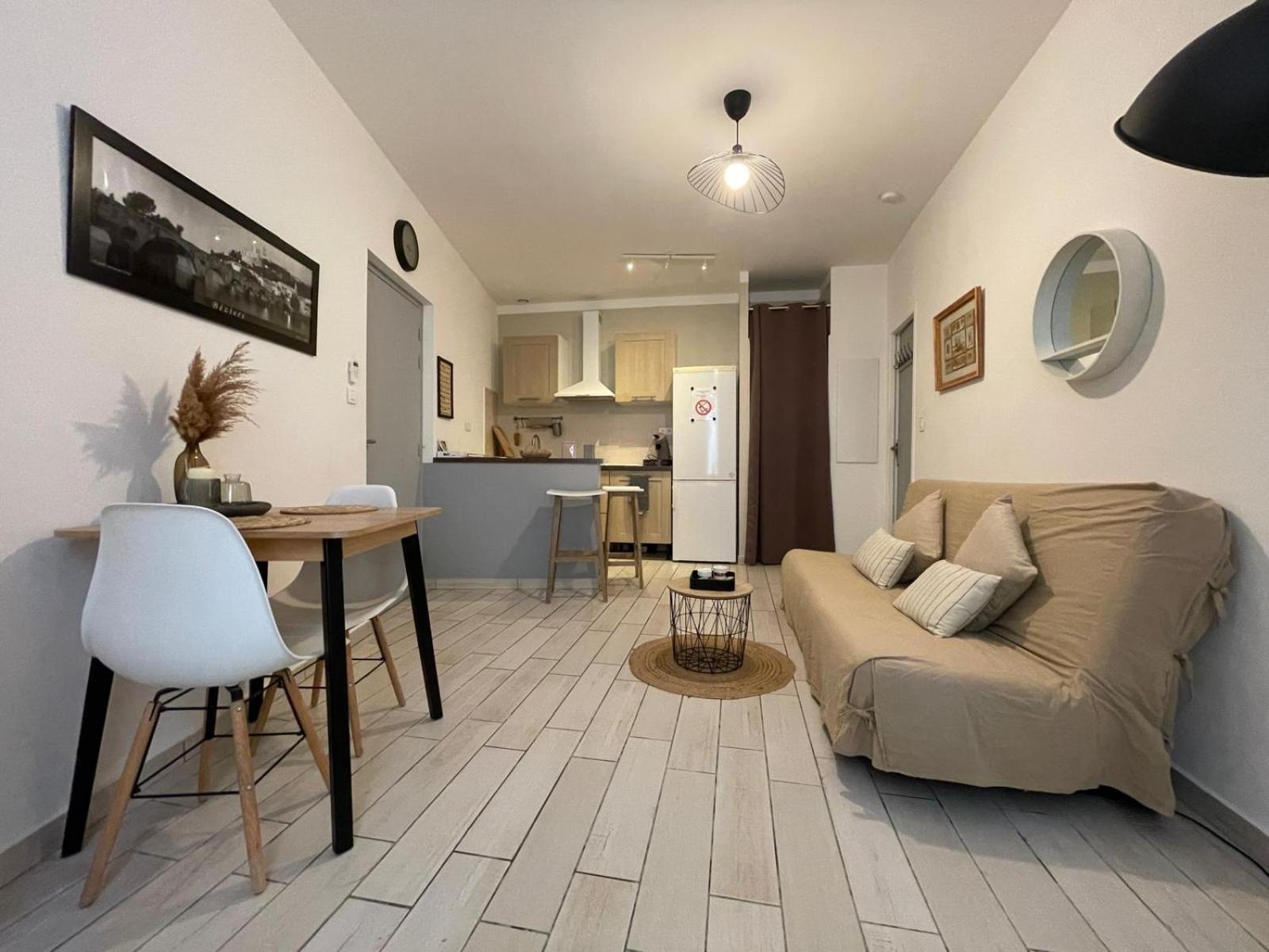 Joli Appartement Hypercentre T2, Classe Meuble De Tourisme 3 Avec Parking Gratuit Безье Экстерьер фото